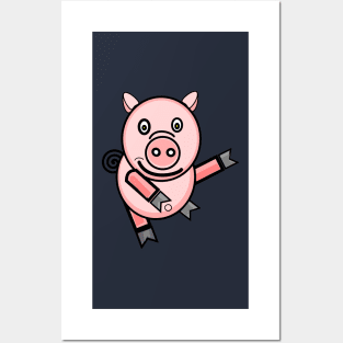 OINK Posters and Art